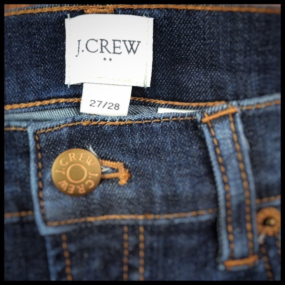 J. Crew women's jeans in size 27/28 medium wash